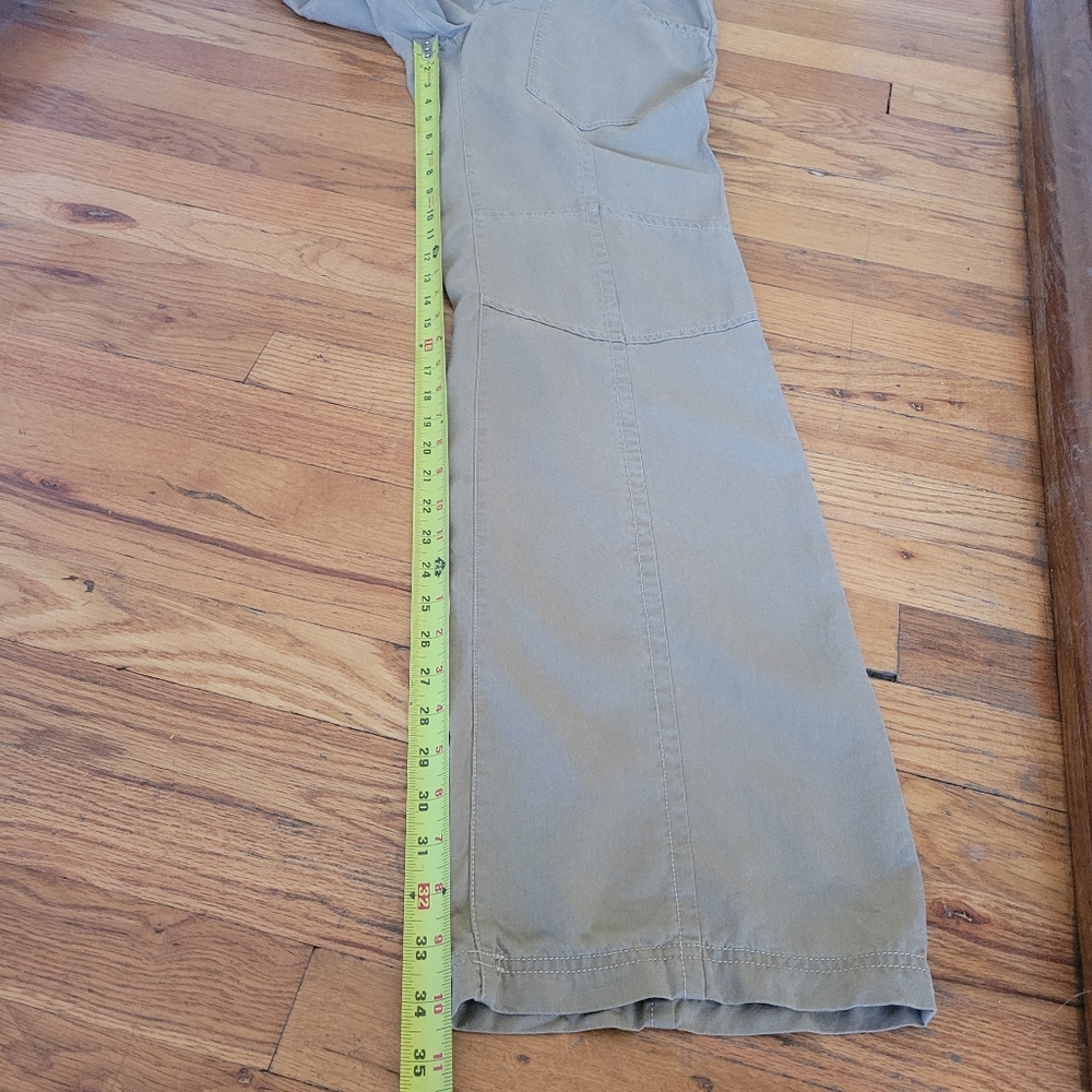 Athleta Women Tencel Pant Wide Leg Tan 4 Tall 34.5" Inseam Lightweight Relaxed - Picture 13 of 13